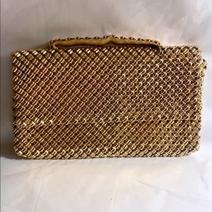 Whiting & Davis Vintage Liquid Gold Evening bag